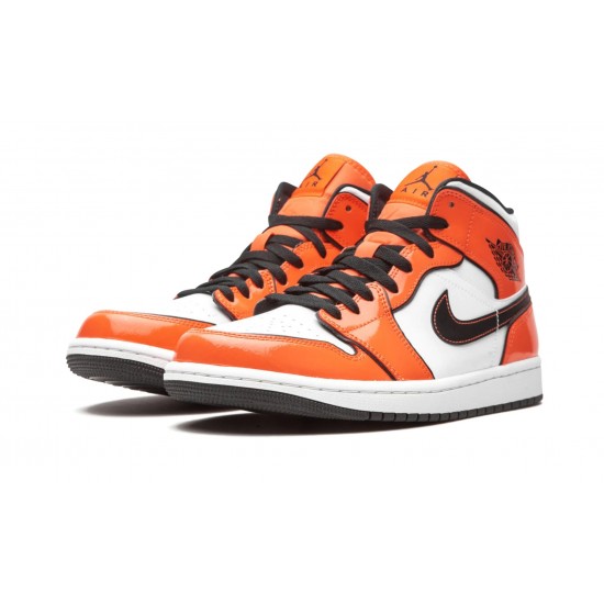 Nike Air Jordan 1 Mid Mens Turf Orange DD6834-802 Shoes