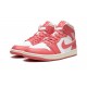 Nike Air Jordan 1 Mid Womens Strawberries And Cream BQ6472 186 Shoes