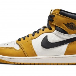 Nike Air Jordan 1 Retro High Mens OG Yellow Ochre DZ5485-701 Shoes