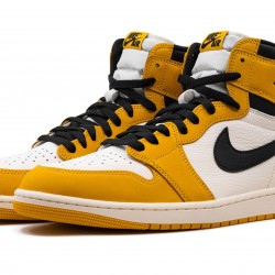 Nike Air Jordan 1 Retro High Mens OG Yellow Ochre DZ5485-701 Shoes