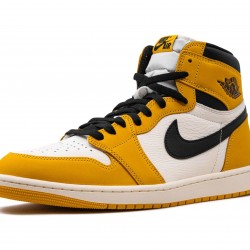 Nike Air Jordan 1 Retro High Mens OG Yellow Ochre DZ5485-701 Shoes