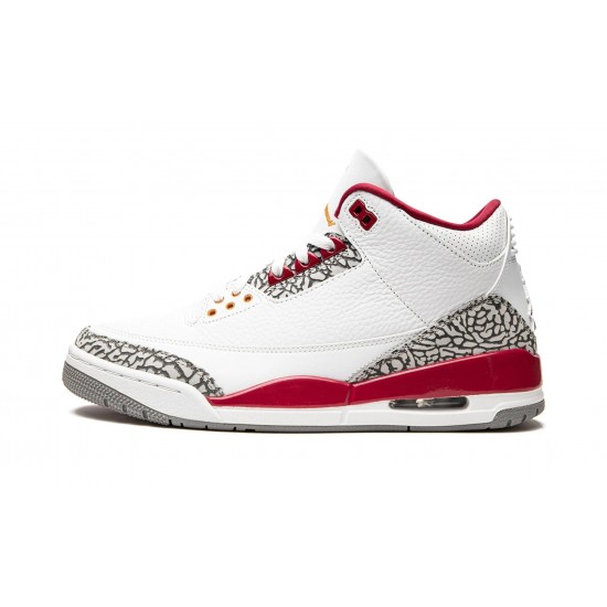 Nike Air Jordan 3 Mens Cardinal CT8532-126 Shoes