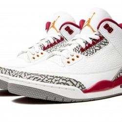 Nike Air Jordan 3 Mens Cardinal CT8532-126 Shoes