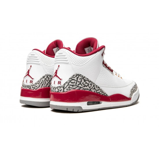 Nike Air Jordan 3 Mens Cardinal CT8532-126 Shoes