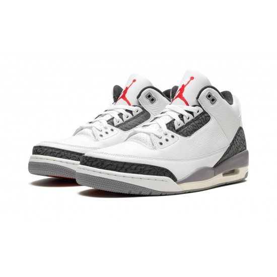 Nike Air Jordan 3 Mens Cement Grey CT8532-106 Shoes