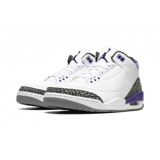 Nike Air Jordan 3 Mens Dark Iris CT8532-105 Shoes