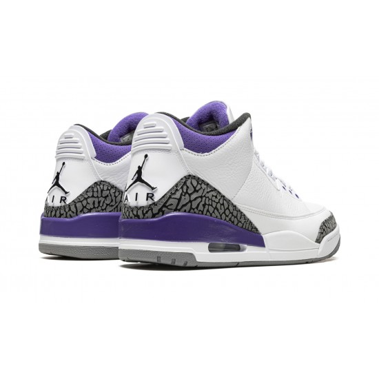 Nike Air Jordan 3 Mens Dark Iris CT8532-105 Shoes