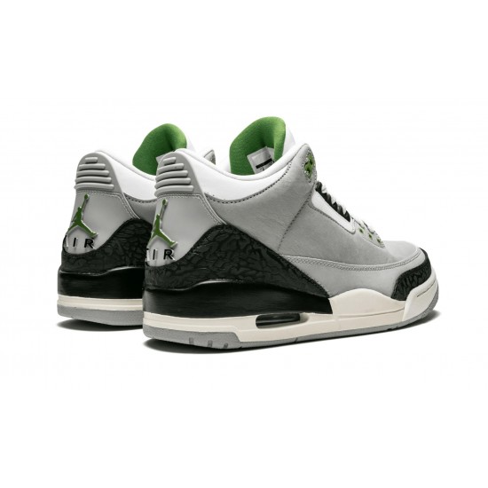 Nike Air Jordan 3 Mens Retro Chlorophyll 136064-006 Shoes