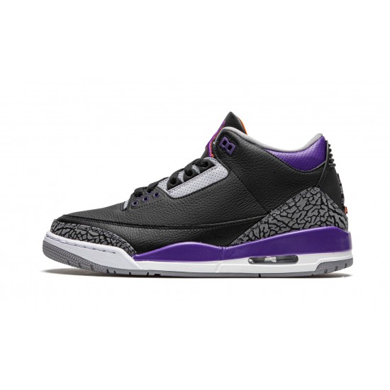 Nike Air Jordan 3 Mens Retro Court Purple CT8532-050 Shoes