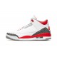 Nike Air Jordan 3 Mens Retro Fire Red 2022 DN3707-160 Shoes