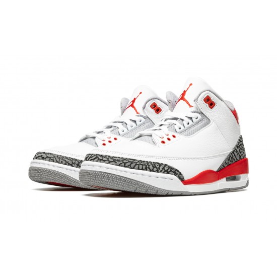 Nike Air Jordan 3 Mens Retro Fire Red 2022 DN3707-160 Shoes