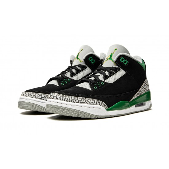 Nike Air Jordan 3 Mens Retro Pine Green CT8532-030 Shoes