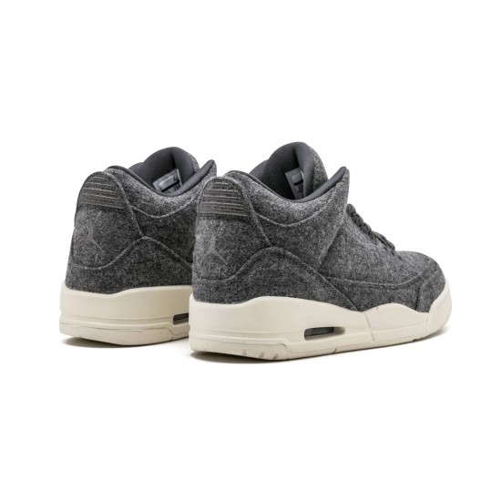 Nike Air Jordan 3 Mens Retro Wool 854263-004 Shoes