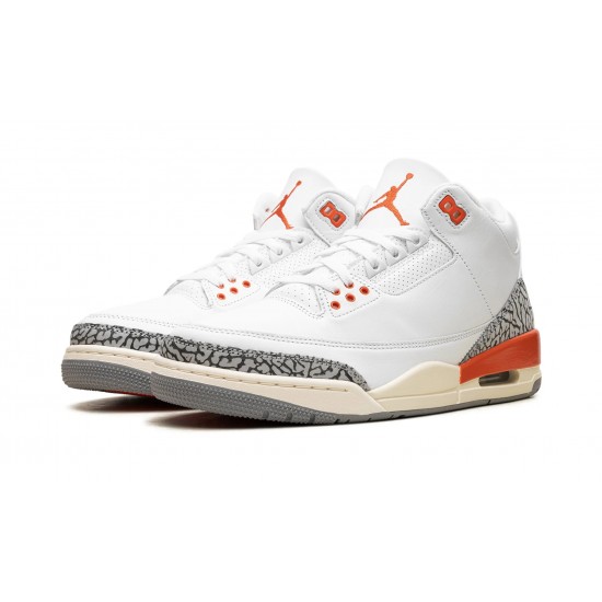 Nike Air Jordan 3 Womens Retro Georgil Peach CK9246-121 Shoes