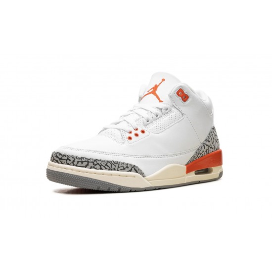 Nike Air Jordan 3 Womens Retro Georgil Peach CK9246-121 Shoes