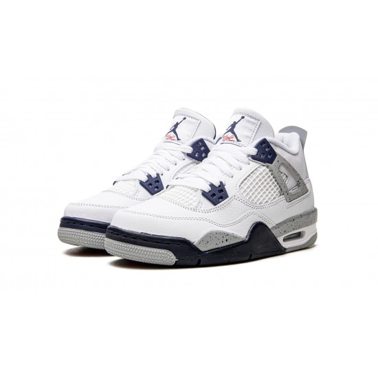 GradeSchool Nike Air Jordan 4 Midnight Navy 408452-140 Shoes