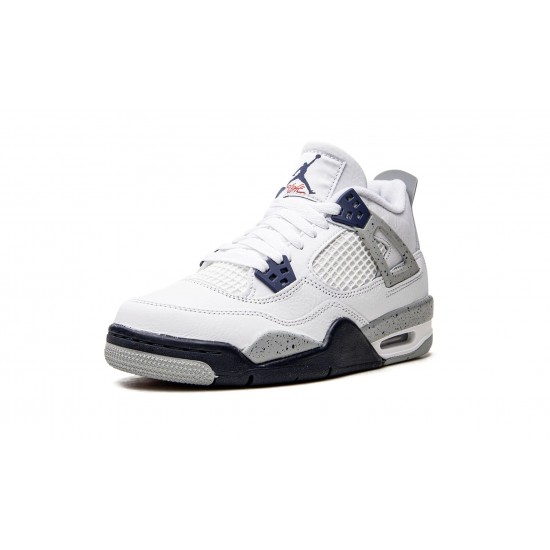 GradeSchool Nike Air Jordan 4 Midnight Navy 408452-140 Shoes