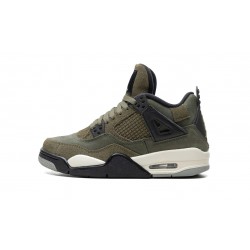 GradeSchool Nike Air Jordan 4 Olive FB9928-200 Shoes