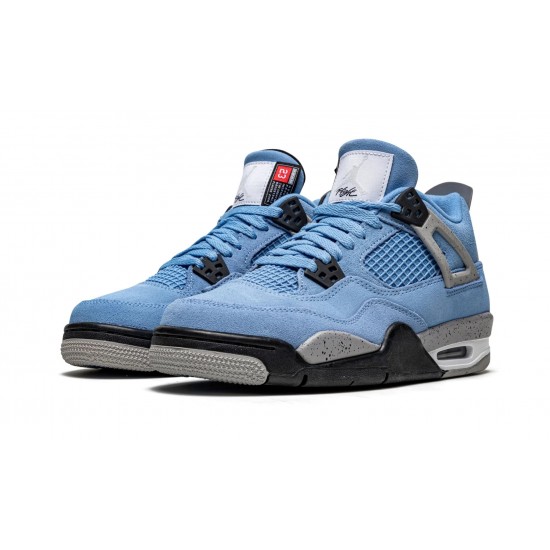 GradeSchool Nike Air Jordan 4 Retro University Blue 408452-400 Shoes