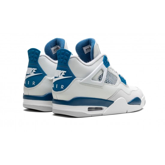 Nike Air Jordan 4 Mens Military Blue FV5029-141 Shoes