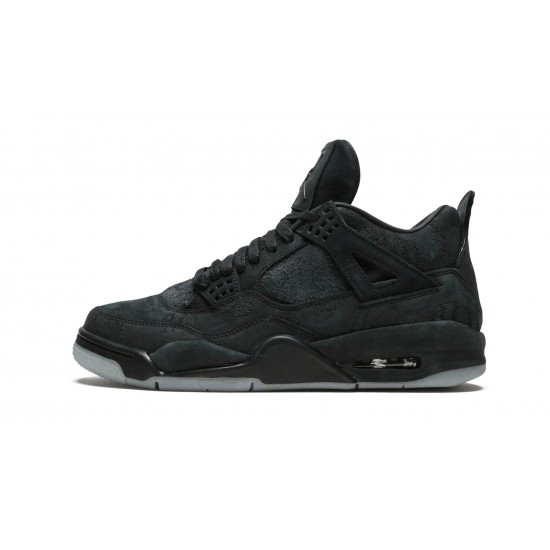 Nike Air Jordan 4 Mens Retro Kaws Black 930155-001 Shoes