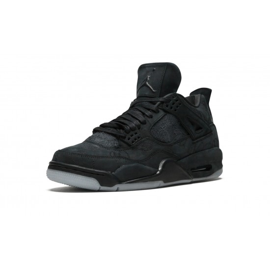 Nike Air Jordan 4 Mens Retro Kaws Black 930155-001 Shoes