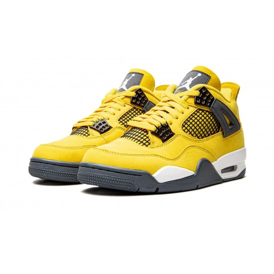 Nike Air Jordan 4 Mens Retro Lightning 2021 CT8527-700 Shoes