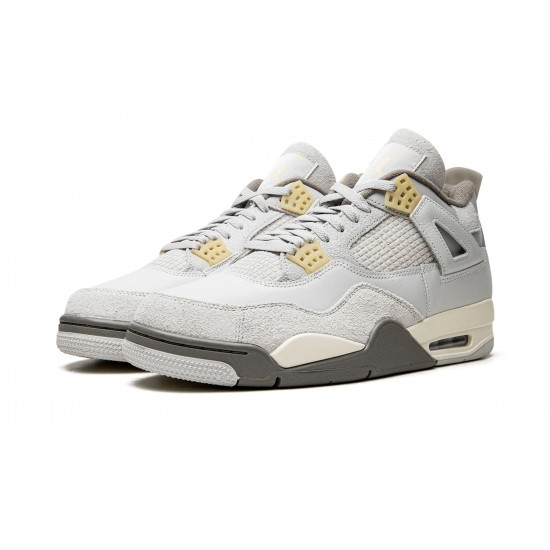 Nike Air Jordan 4 Mens Retro Photon Dust DV3742-021 Shoes