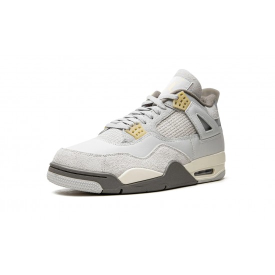 Nike Air Jordan 4 Mens Retro Photon Dust DV3742-021 Shoes