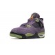 Nike Air Jordan 4 Womens Retro Canyon Purple AQ9129-500 Shoes