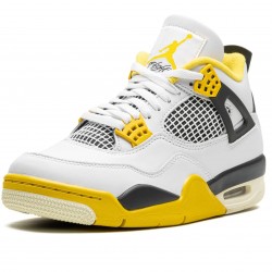 Nike Air Jordan 4 Womens Vivid Sulfur AQ9129-101 Shoes