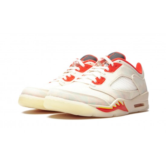 Nike Air Jordan 5 Low Mens Retro Chinese New Year 2021 DD2240-100 Shoes