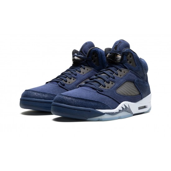 Nike Air Jordan 5 Mens Midnight Navy FD6812-400 Shoes