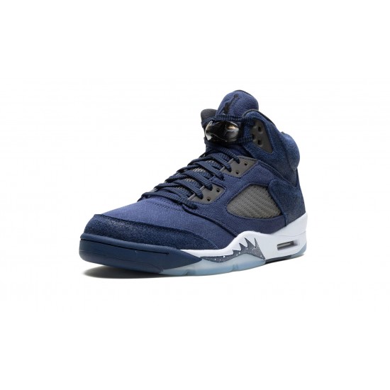 Nike Air Jordan 5 Mens Midnight Navy FD6812-400 Shoes