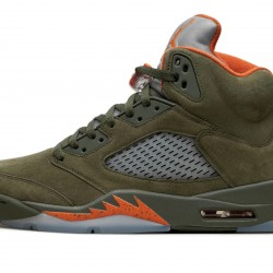 Nike Air Jordan 5 Mens OG Olive DD0587-308 Shoes