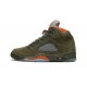 Nike Air Jordan 5 Mens OG Olive DD0587-308 Shoes