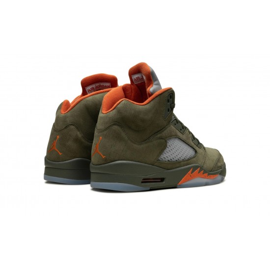 Nike Air Jordan 5 Mens OG Olive DD0587-308 Shoes