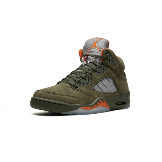 Nike Air Jordan 5 Mens OG Olive DD0587-308 Shoes