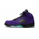 Nike Air Jordan 5 Mens Retro Alternate Grape 136027-500 Shoes