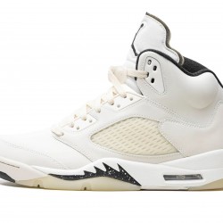 Nike Air Jordan 5 Mens Retro Sail FN7405-100 Shoes