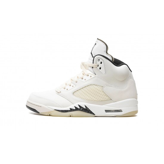 Nike Air Jordan 5 Mens Retro Sail FN7405-100 Shoes