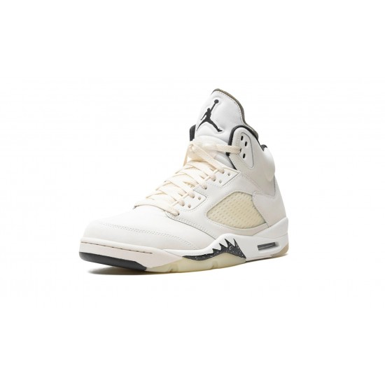 Nike Air Jordan 5 Mens Retro Sail FN7405-100 Shoes