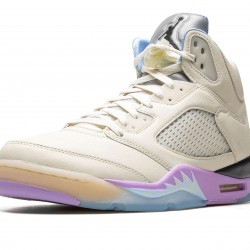 Nike Air Jordan 5 Mens Retro We The Best - Sail DV4982-175 Shoes