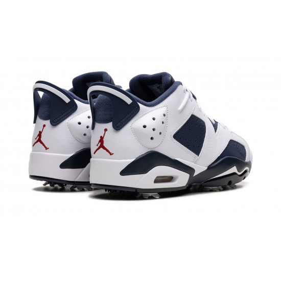 Nike Air Jordan 6 Mens Golf Olympic DV1376-101 Shoes