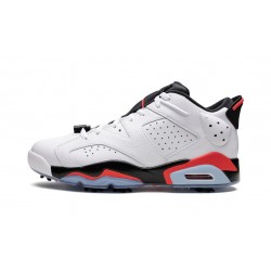 Nike Air Jordan 6 Mens Golf White Infrared DV1376-106 Shoes