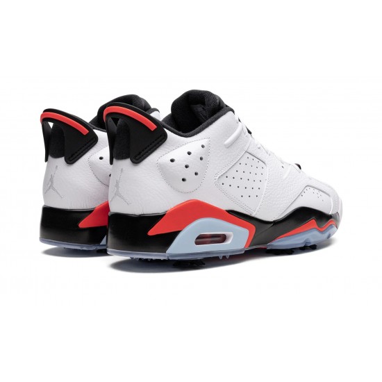 Nike Air Jordan 6 Mens Golf White Infrared DV1376-106 Shoes