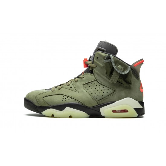 Nike Air Jordan 6 Mens Retro Cactus Jack - Travis Scott CN1084-200 Shoes