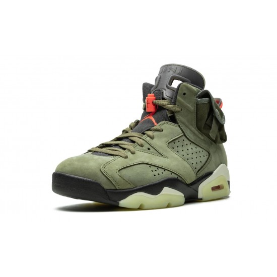 Nike Air Jordan 6 Mens Retro Cactus Jack - Travis Scott CN1084-200 Shoes