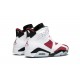 Nike Air Jordan 6 Mens Retro Carmine 384664-160 Shoes