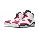 Nike Air Jordan 6 Mens Retro Carmine 384664-160 Shoes